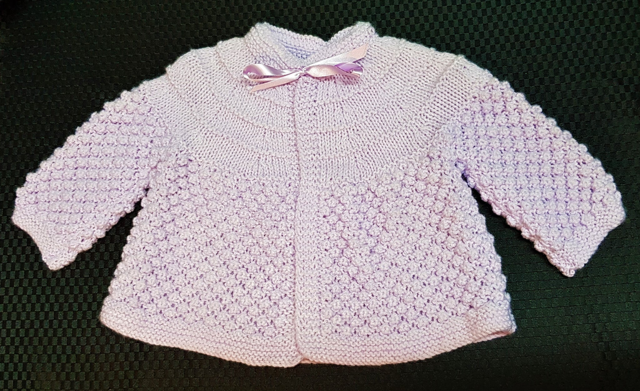 Hand knitted 2024 baby matinee jackets